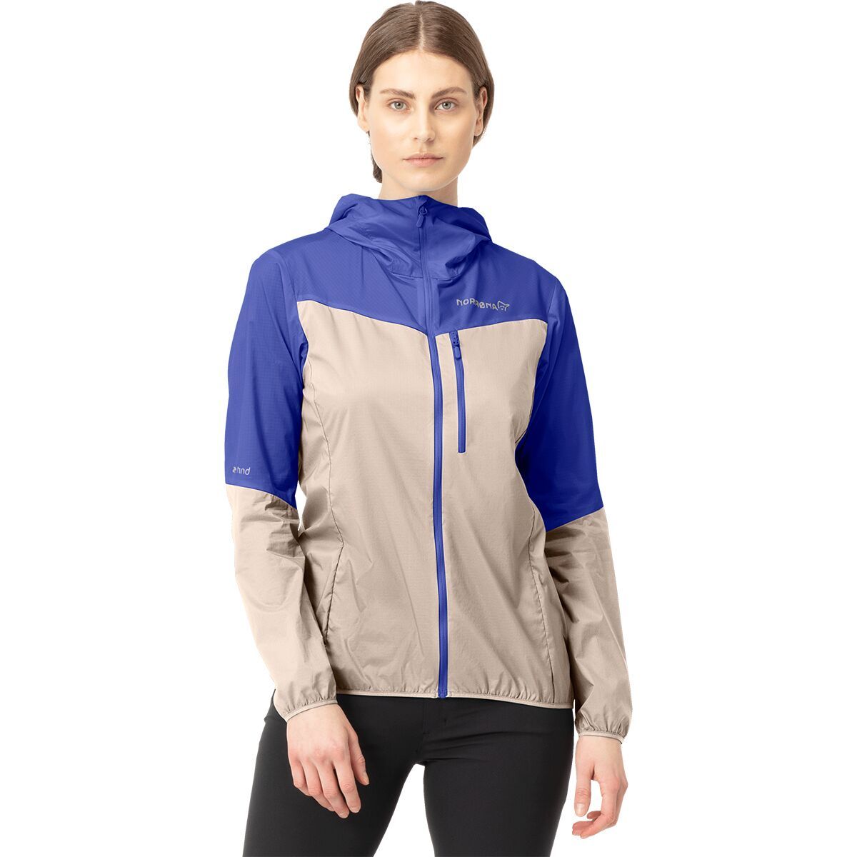 Image of Norrona Falketind Aero60 Hooded Jacket - Women's Royal Blue, L