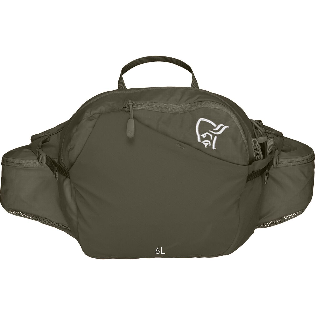 Norrona Norrona 6L Hip Pack Olive Night, One Size
