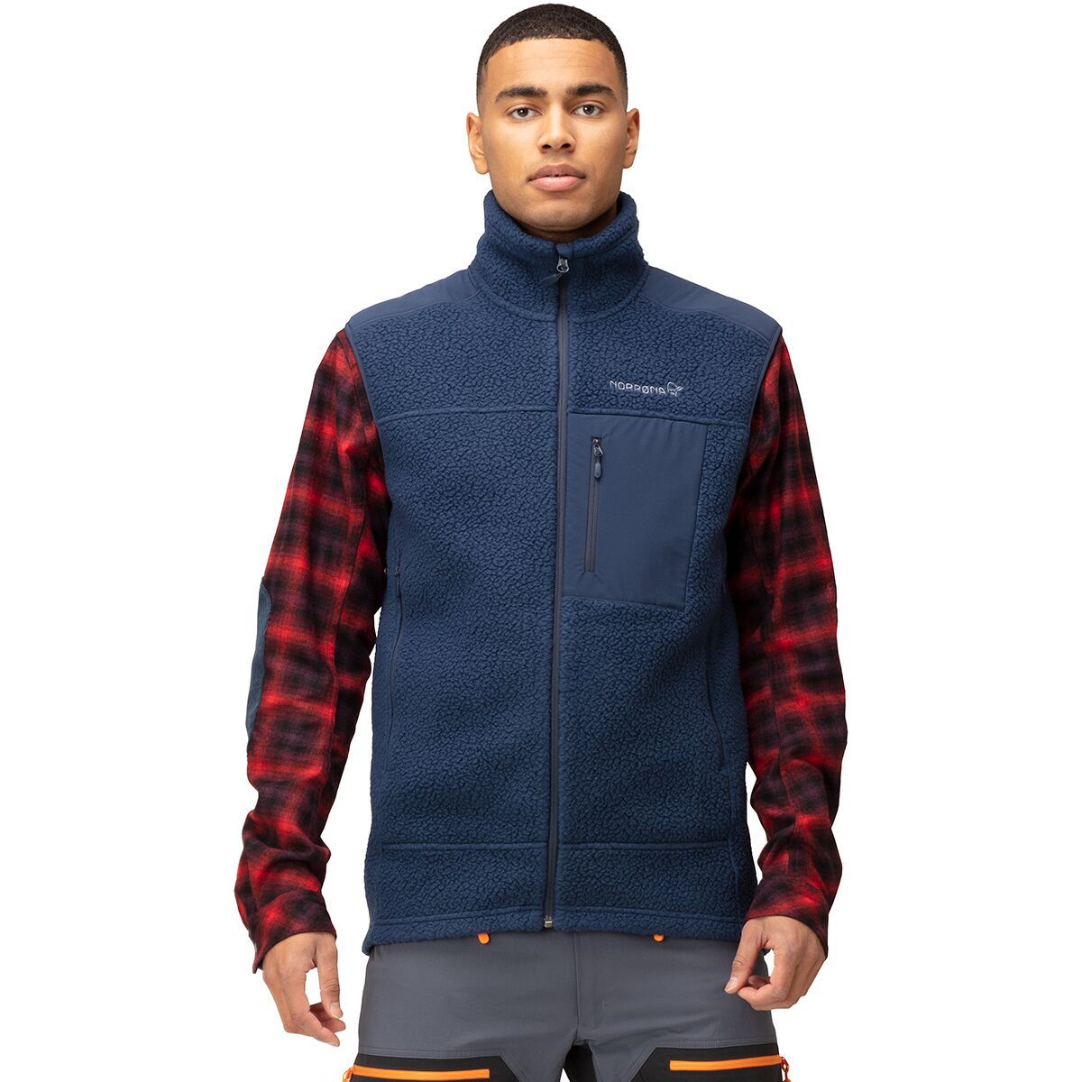 Image of Norrona Trollveggen Thermal Pro Vest - Men's Indigo Night/Indigo Night, M