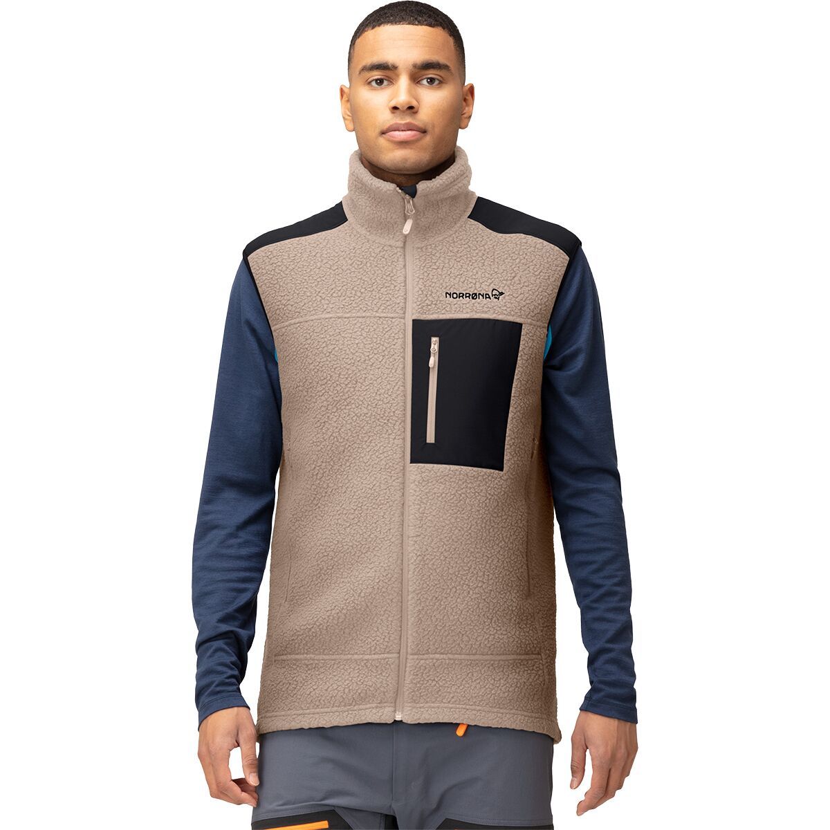 Image of Norrona Trollveggen Thermal Pro Vest - Men's Winter Twig, M