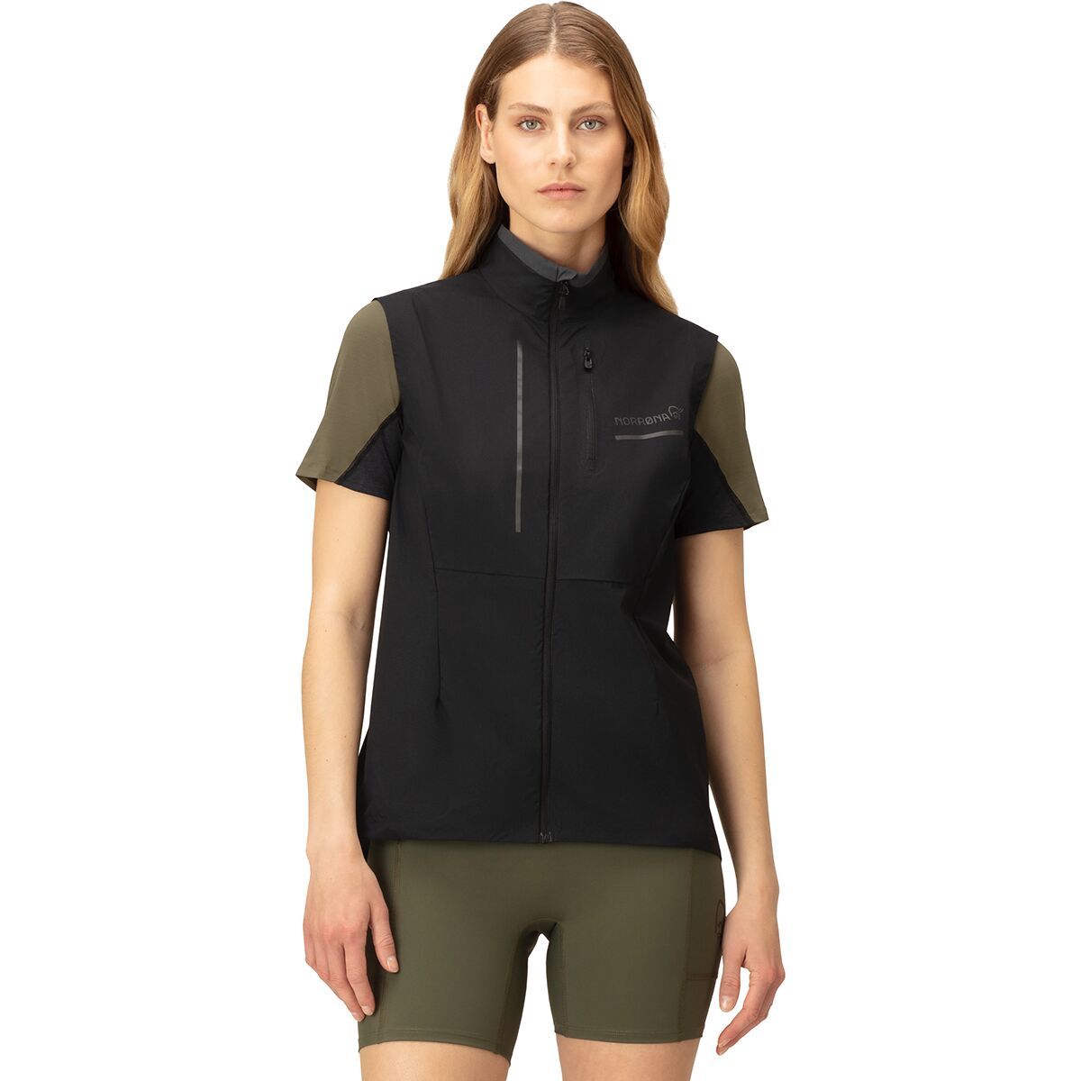 Image of Norrona Senja Aero90 Vest - Women's Caviar, XS