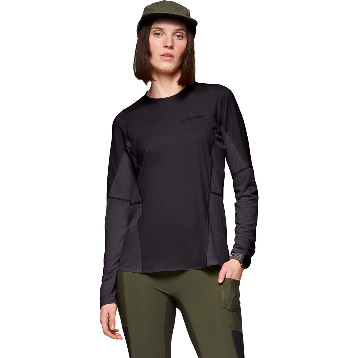 Image of Norrona Senja Equaliser Lightweight Long-Sleeve Top - Women's Caviar, XS