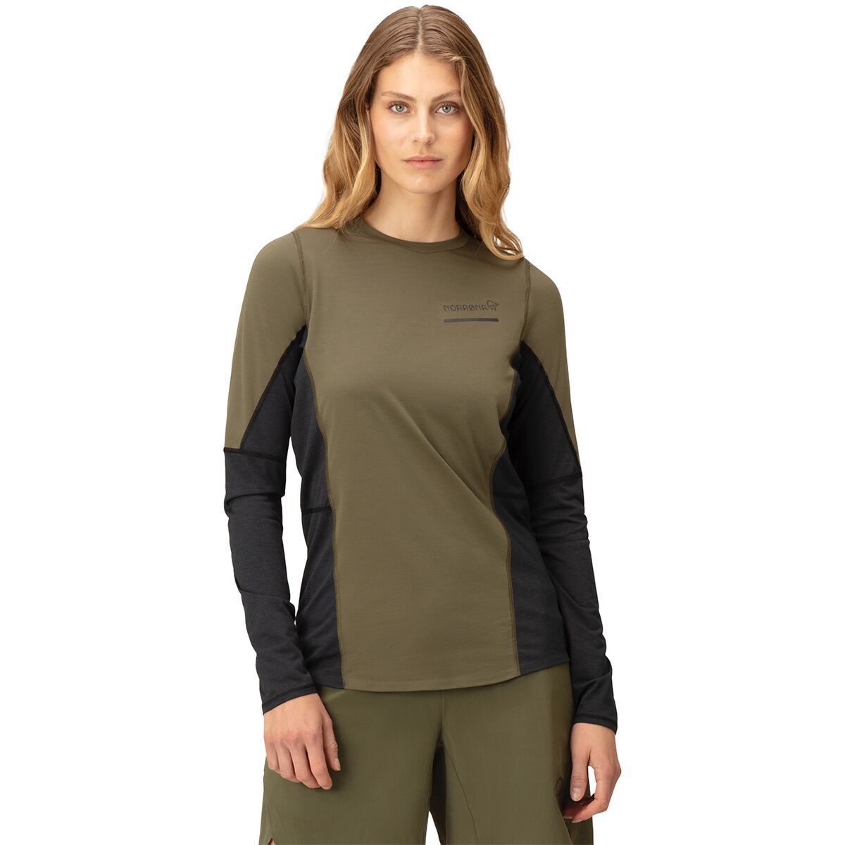 Norrona Norrona Senja Equaliser Lightweight Long-Sleeve Top - Women's Olive Night, L