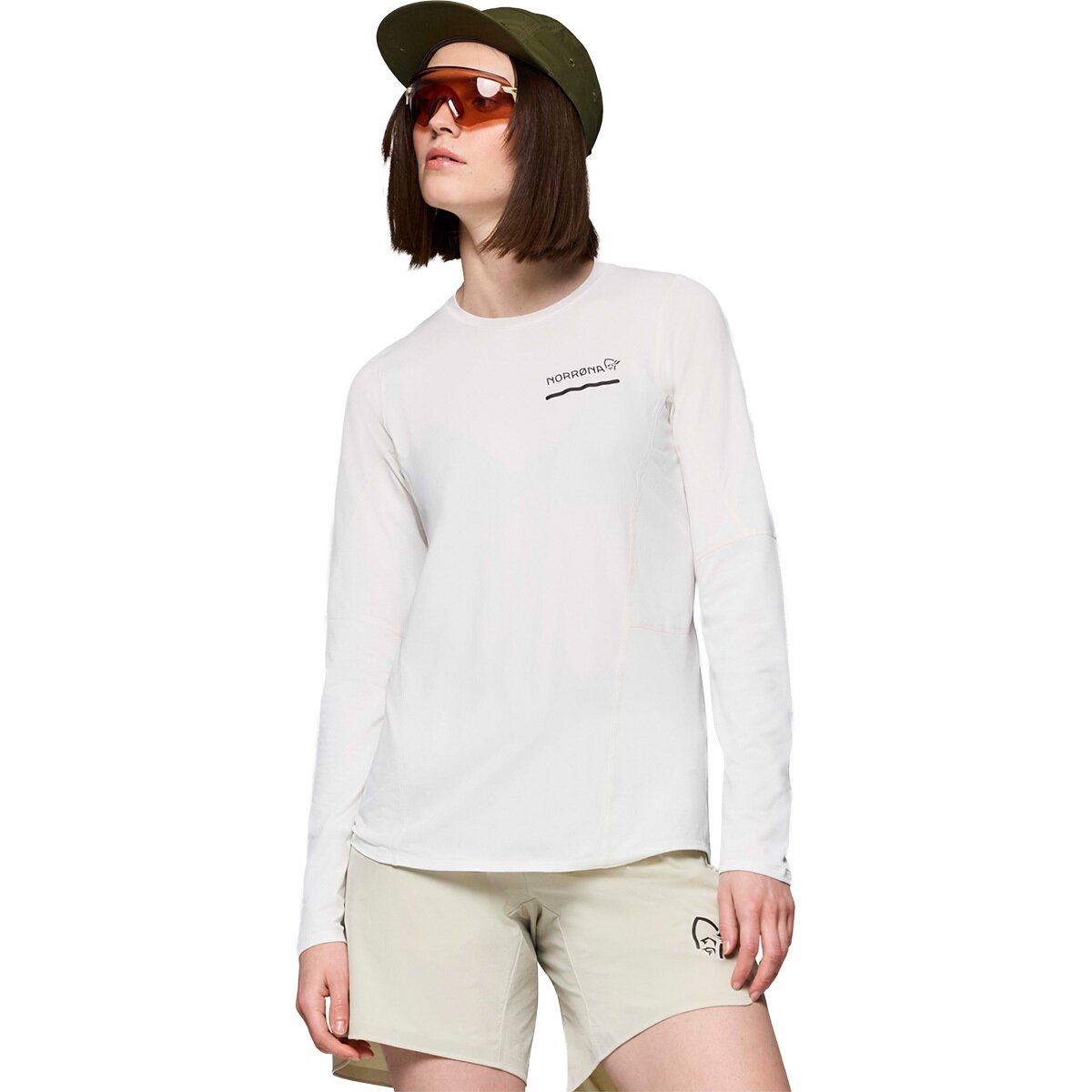 Image of Norrona Senja Equaliser Lightweight Long-Sleeve Top - Women's Snow White, M