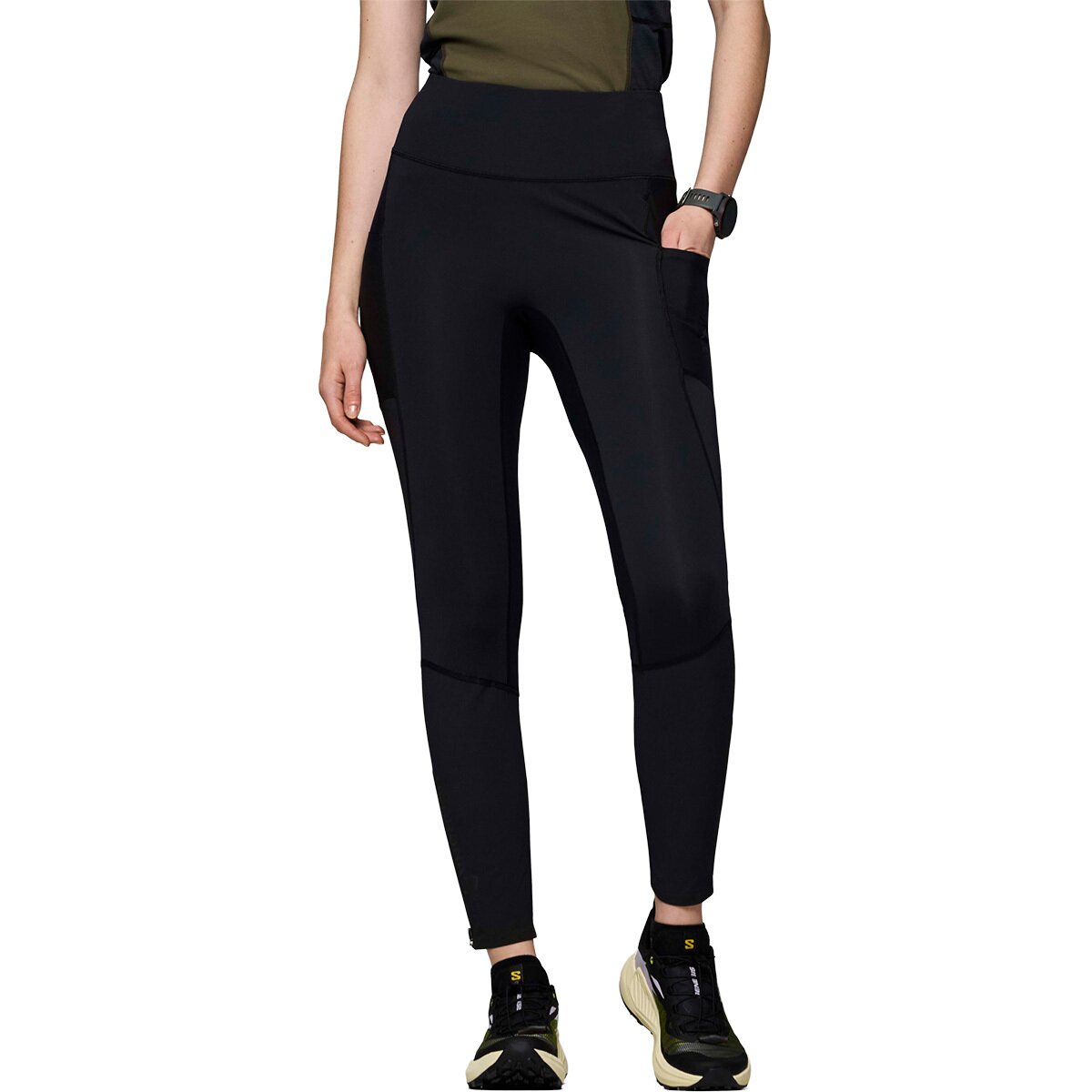 Image of Norrona Senja Equaliser Stretch Tights - Women's Caviar, L