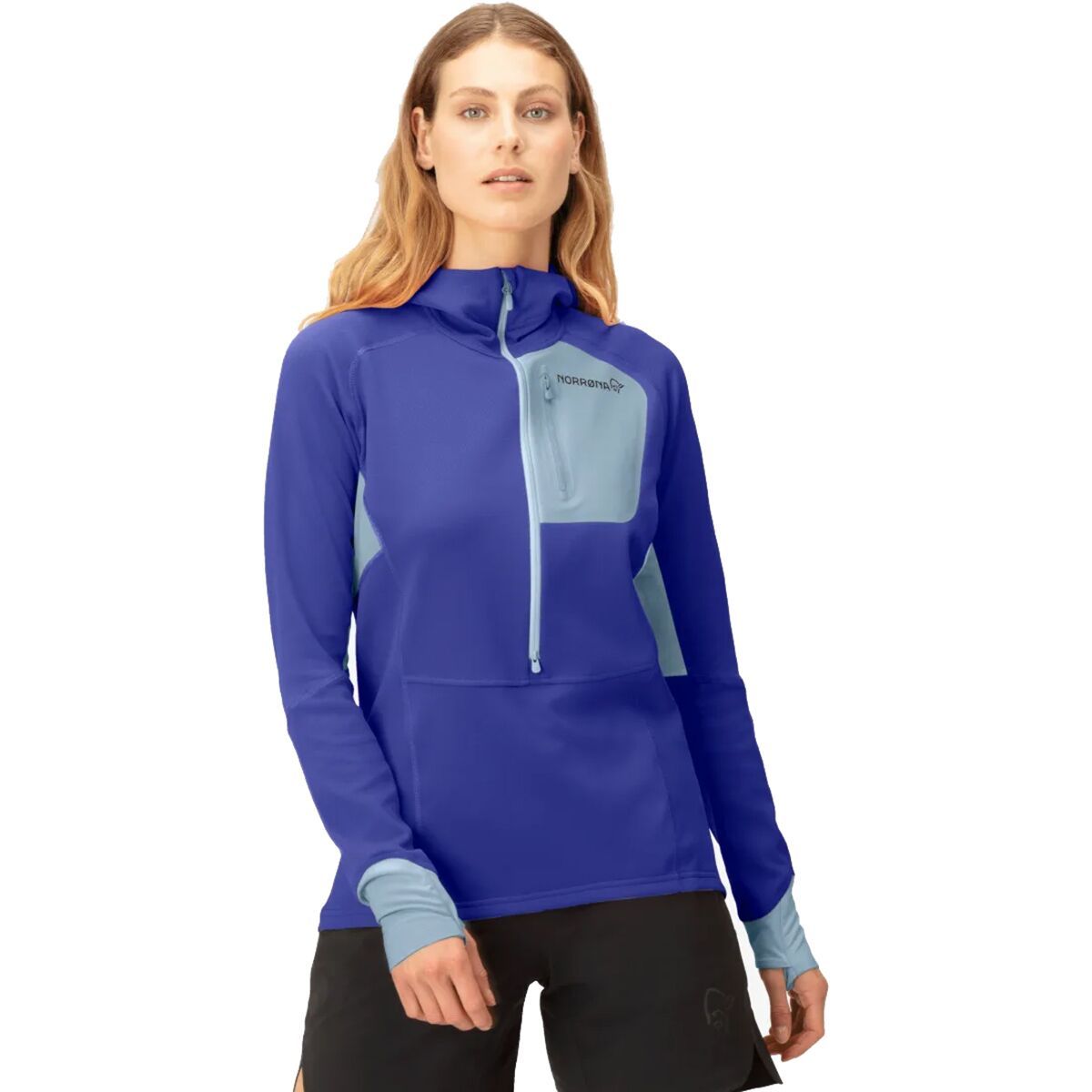 Norrona Senja Warm1 Hooded Jacket - Women's Royal Blue, XS