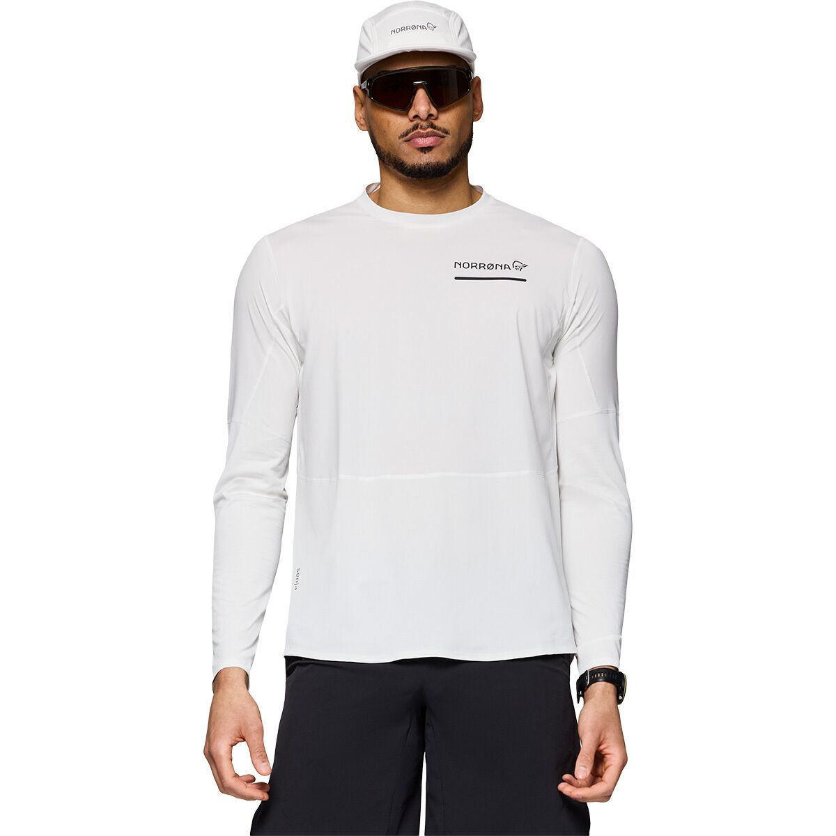 Image of Norrona Senja Equaliser Lightweight Long-Sleeve Top - Men's Snow White, M