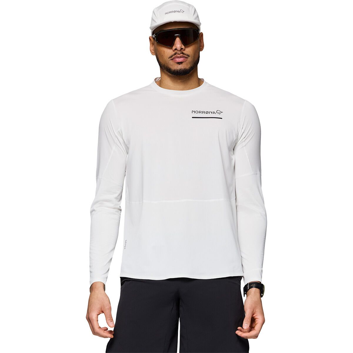 Image of Norrona Senja Equaliser Lightweight Long-Sleeve Top - Men's Snow White, L