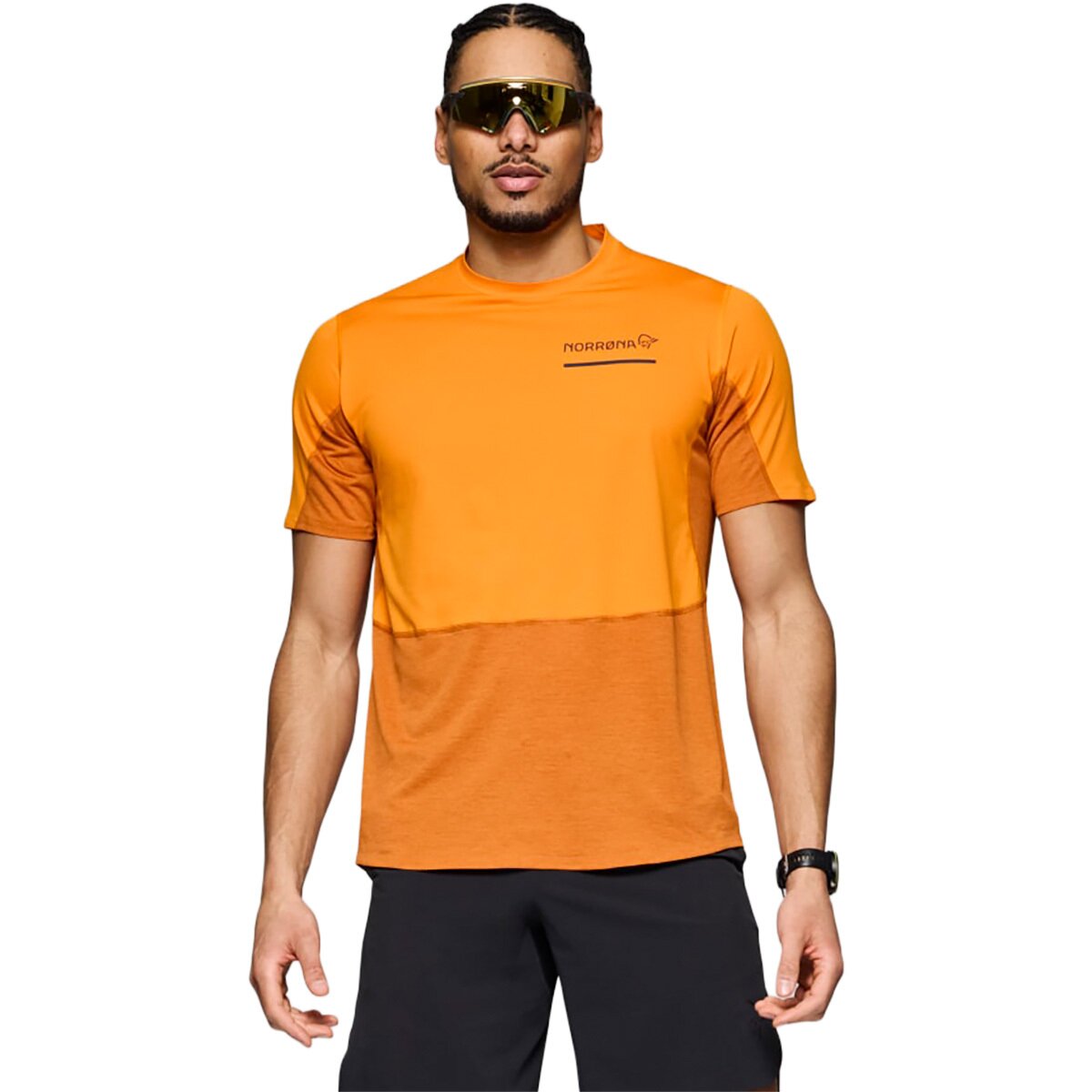 Image of Norrona Senja Equaliser Lightweight T-Shirt - Men's Exuberance, L