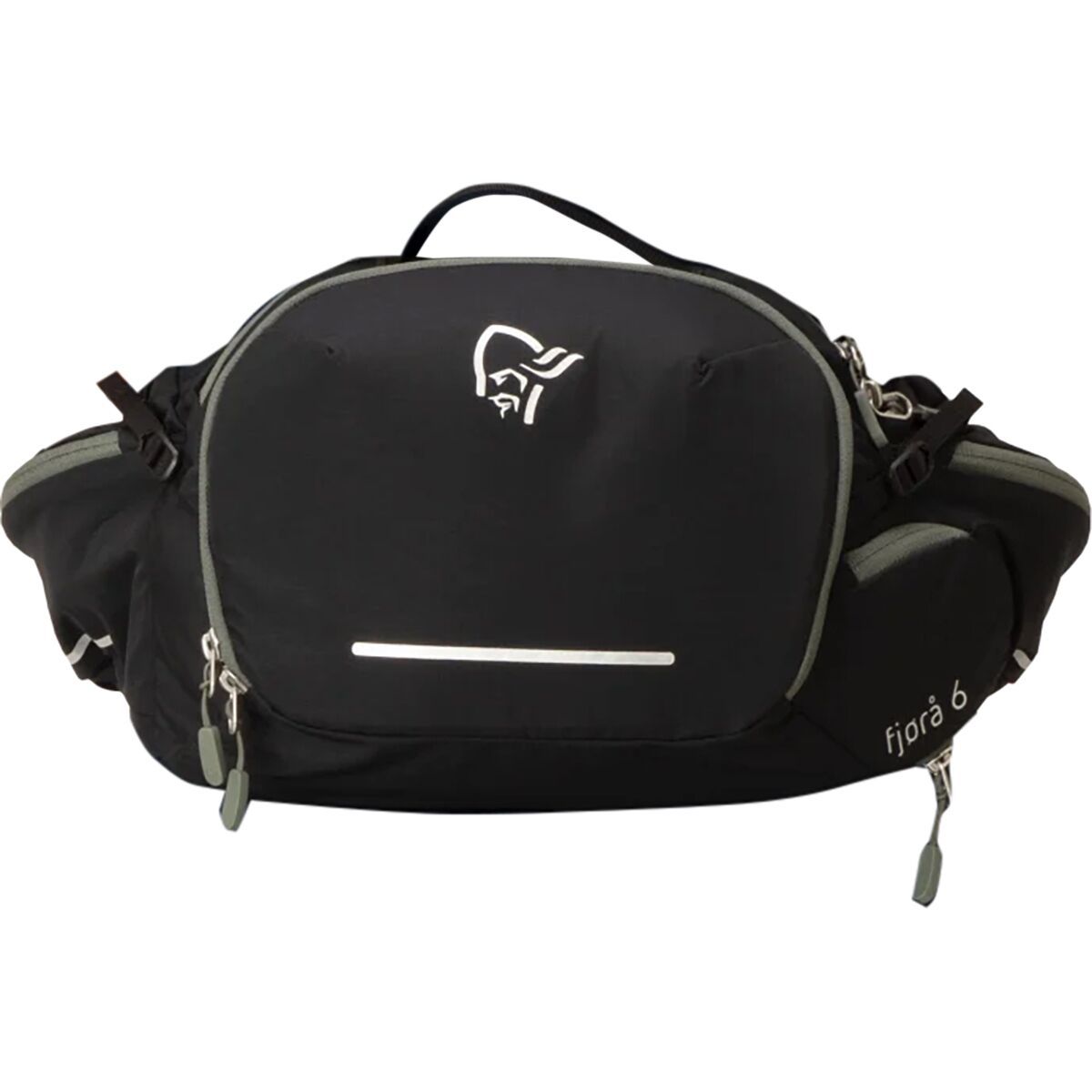 Norrona Econyl 6L Hip Pack Caviar, One Size