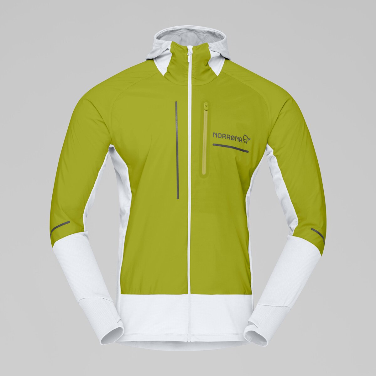 Norrona Senja Alpha90 Zip Hooded Jacket - Men's - Clothing