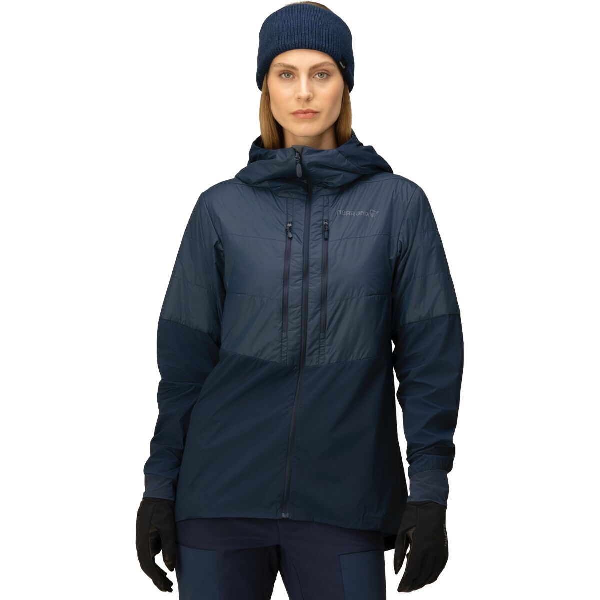 Norrona Lyngen Aero80 Insulated Zip Hooded Jacket - Women's Violet Quartz, XS