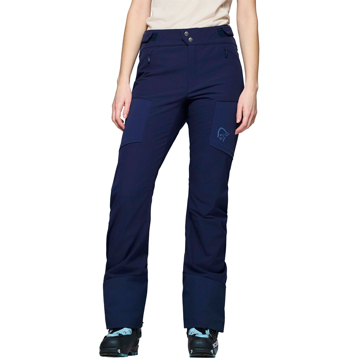 Image of Norrona Lyngen Hiloflex200 Slim Pant - Women's Indigo Night, S