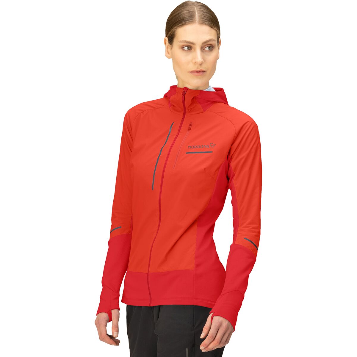 Norrona Senja Alpha90 Zip Hooded Jacket - Women's - Clothing