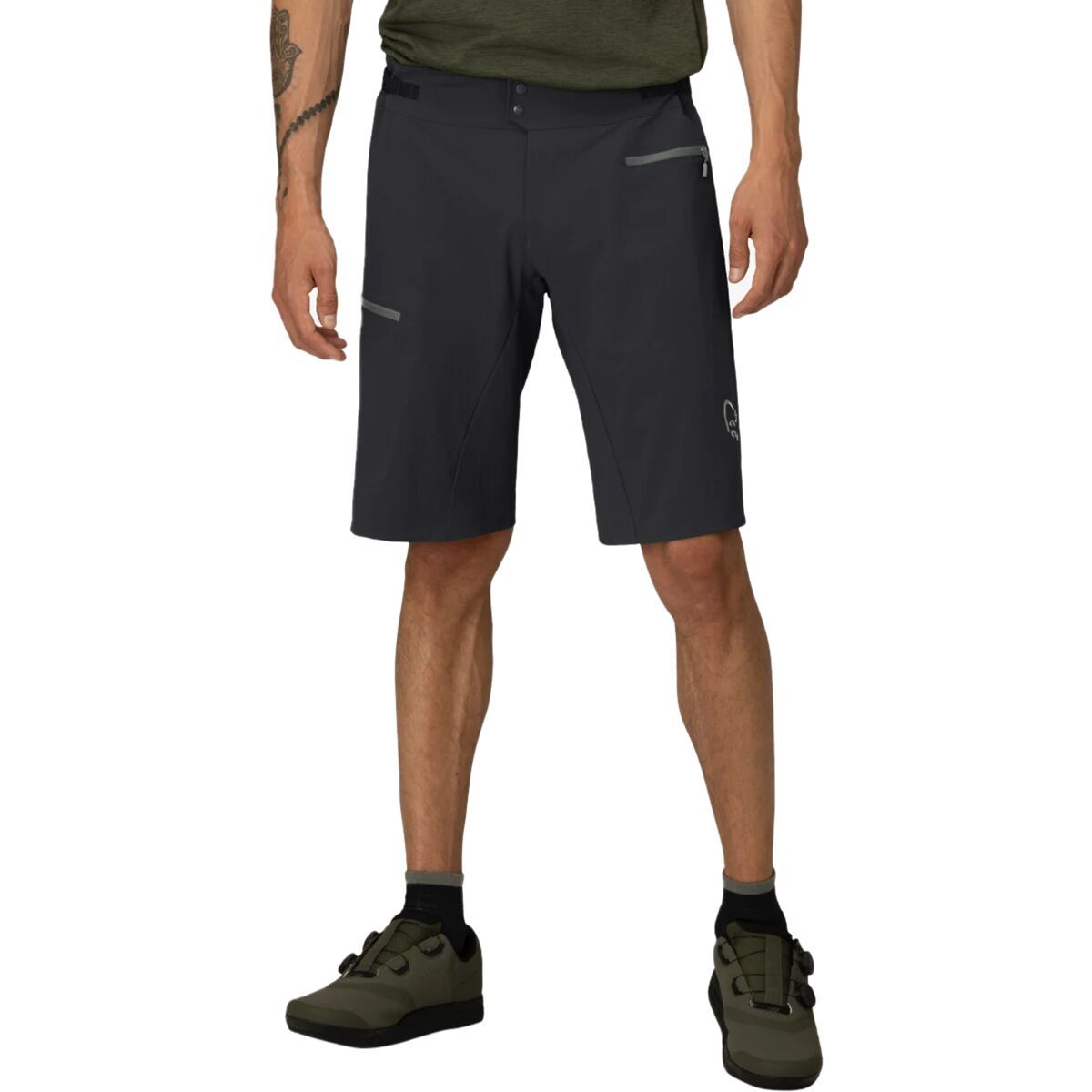 Norrona Fjora Flex1 Light Short - Men's Caviar, M
