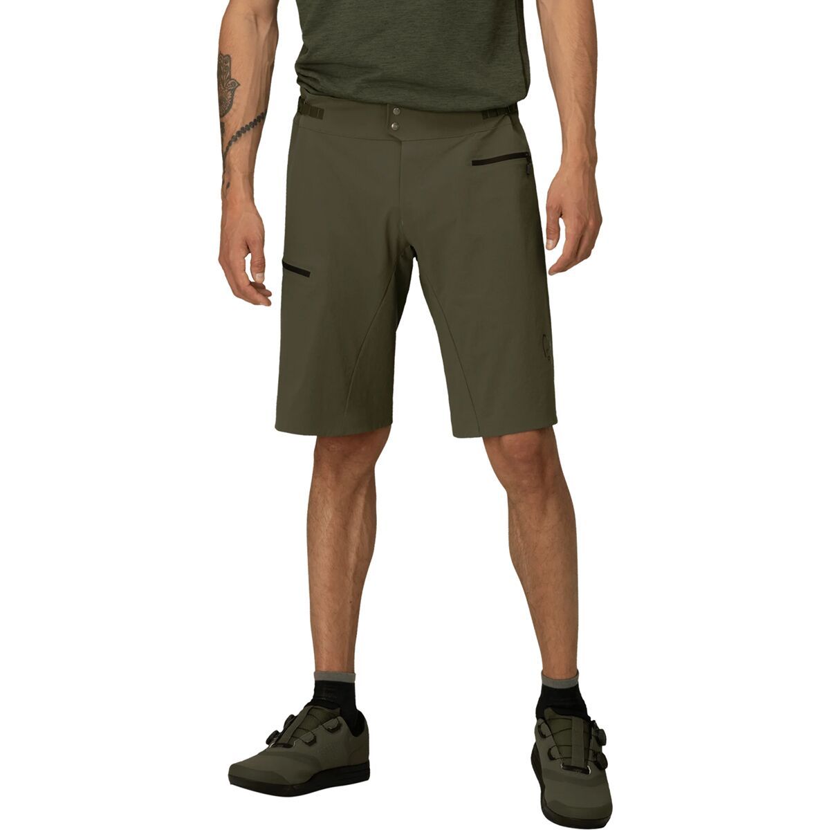 Image of Norrona Fjora Flex1 Light Short - Men's Olive Night, XL