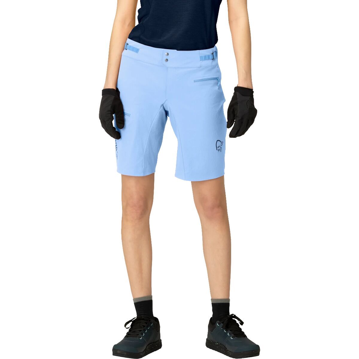 Image of Norrona Fjora Flex1 Light Short - Women's Frozen Fjord, S