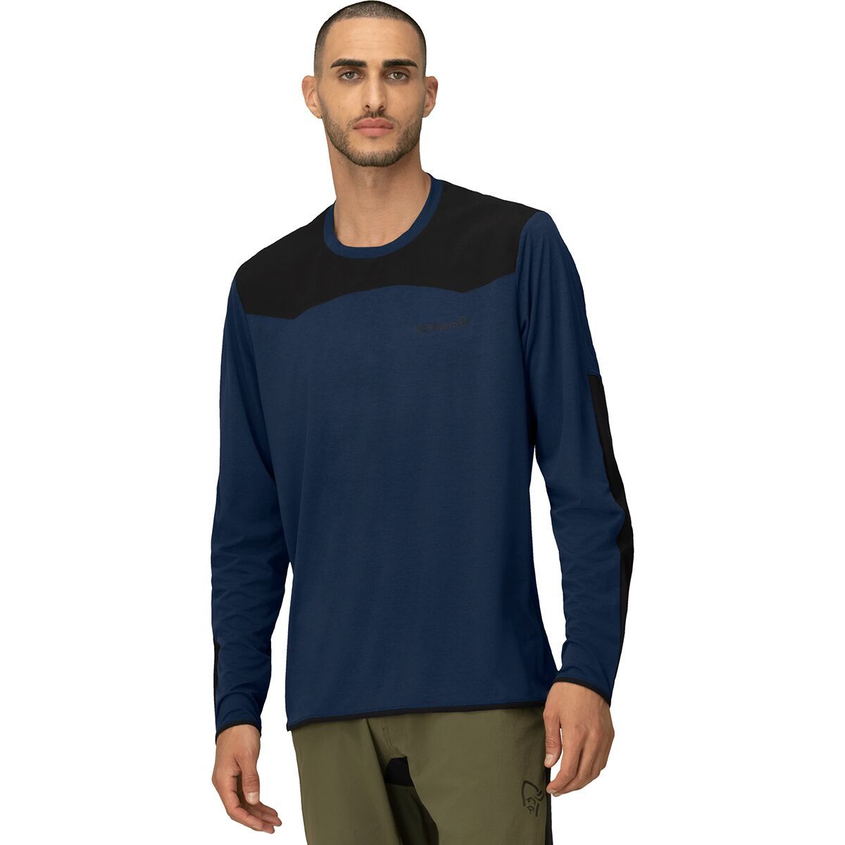 Image of Norrona Skibotn Equaliser Tech Long-Sleeve - Men's Indigo Night, XL