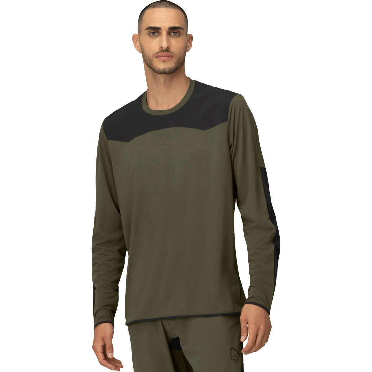Image of Norrona Skibotn Equaliser Tech Long-Sleeve - Men's Olive Night, S