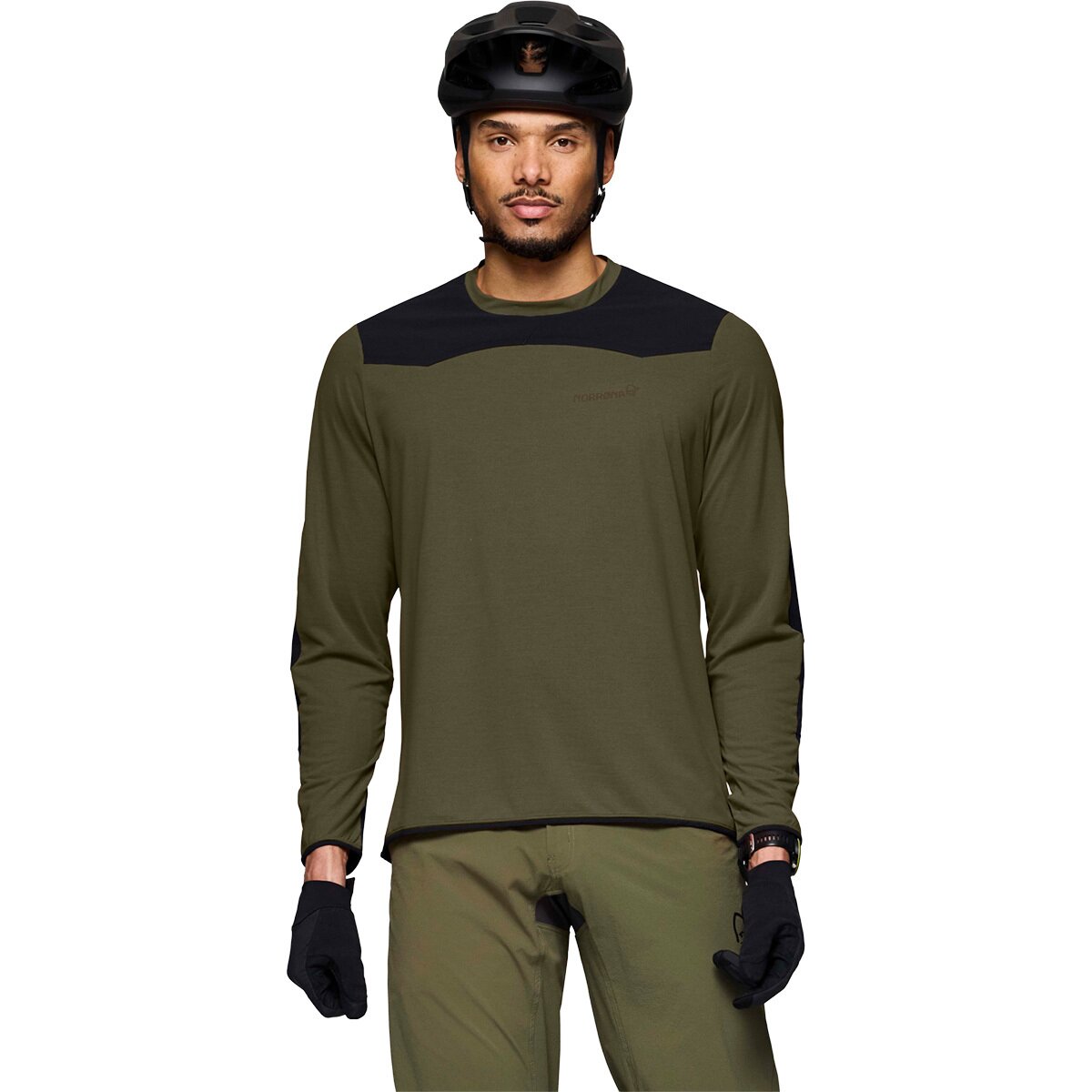 Image of Norrona Skibotn Equaliser Tech Long-Sleeve - Men's Olive Night, S