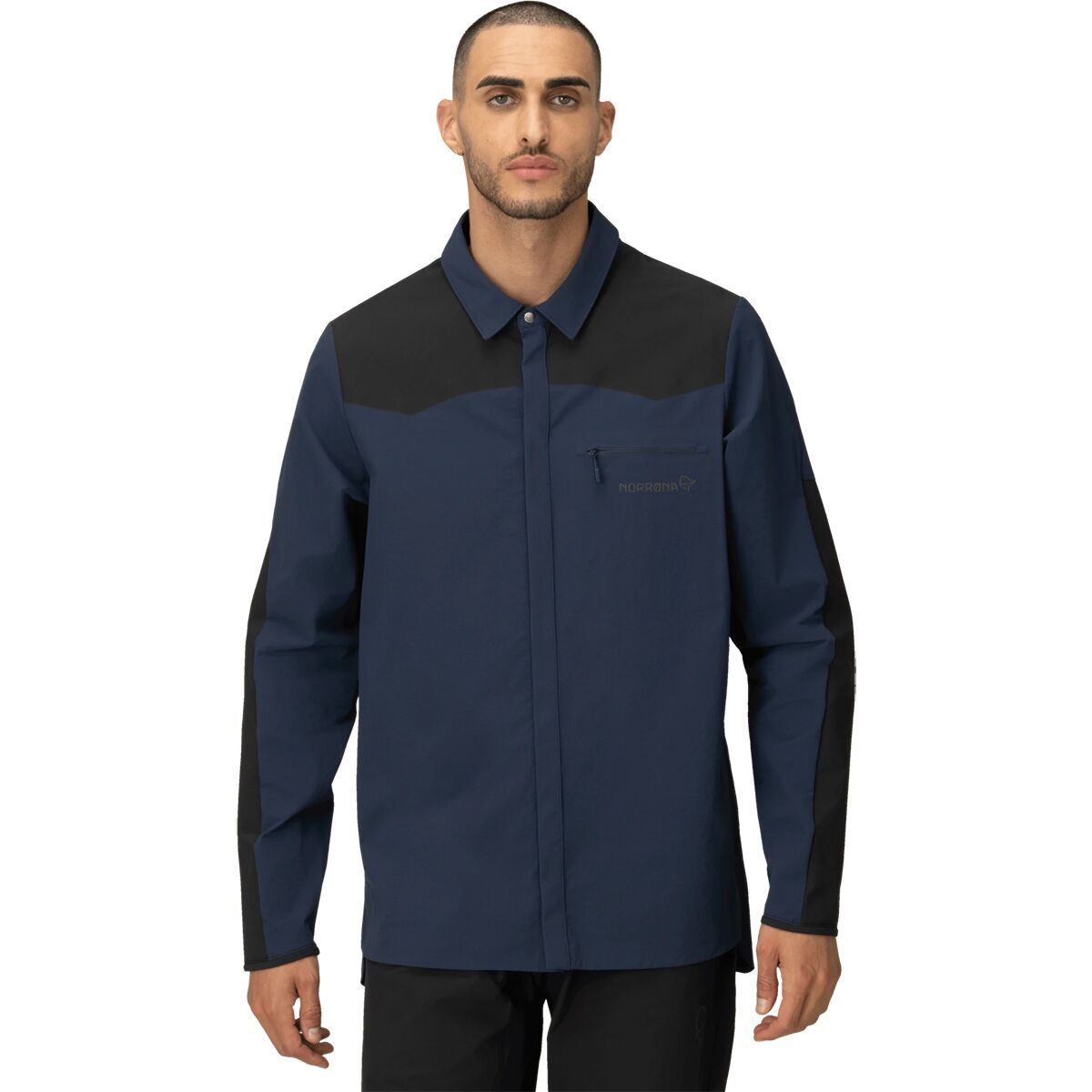 Image of Norrona Skibotn Flex1 Shirt - Men's Indigo Night, M