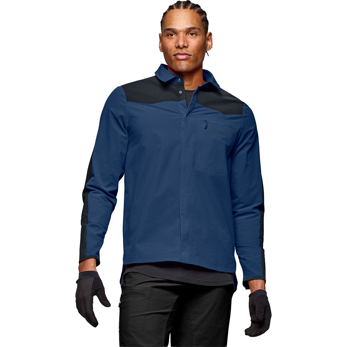 Image of Norrona Skibotn Flex1 Shirt - Men's Indigo Night, M