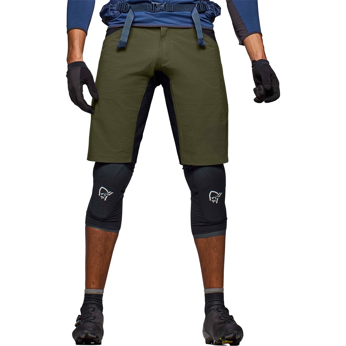 Image of Norrona Skibotn Flex1 Short - Men's Olive Night, M