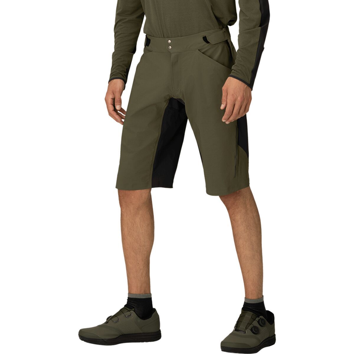 Image of Norrona Skibotn Flex1 Short - Men's Olive Night, M