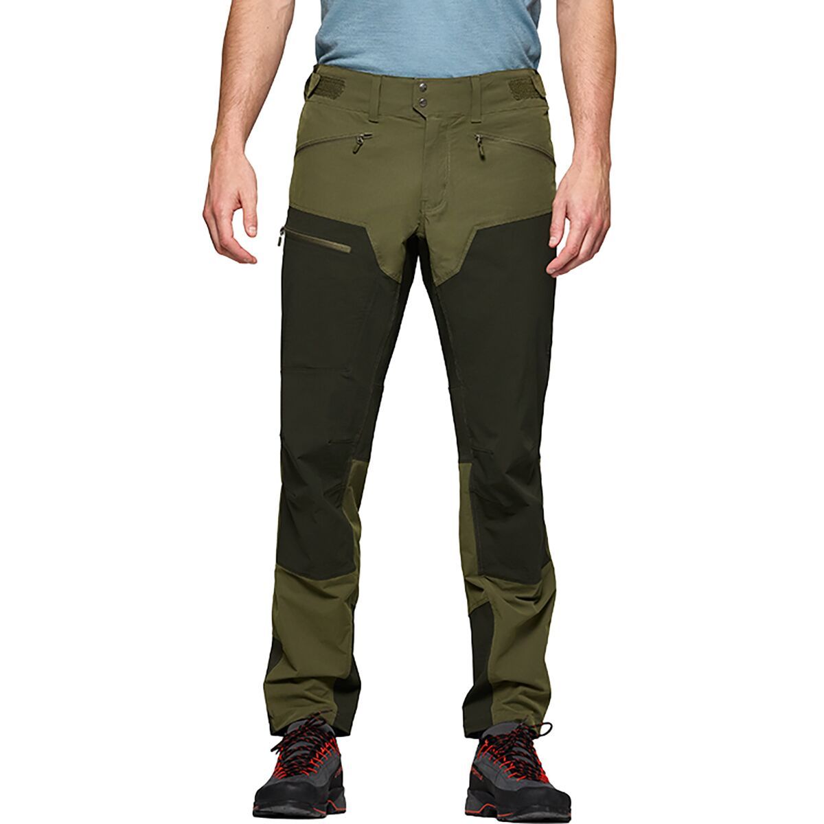 Image of Norrona Femund Cotton Heavy Duty Pant - Men's Olive Night/Rosin, S