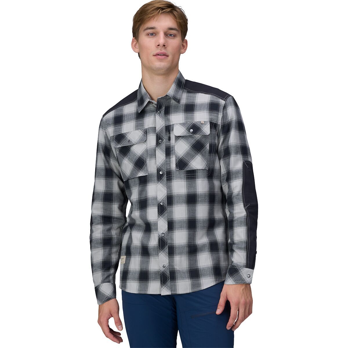 Image of Norrona Femund Flannel Shirt - Men's Drizzle, L