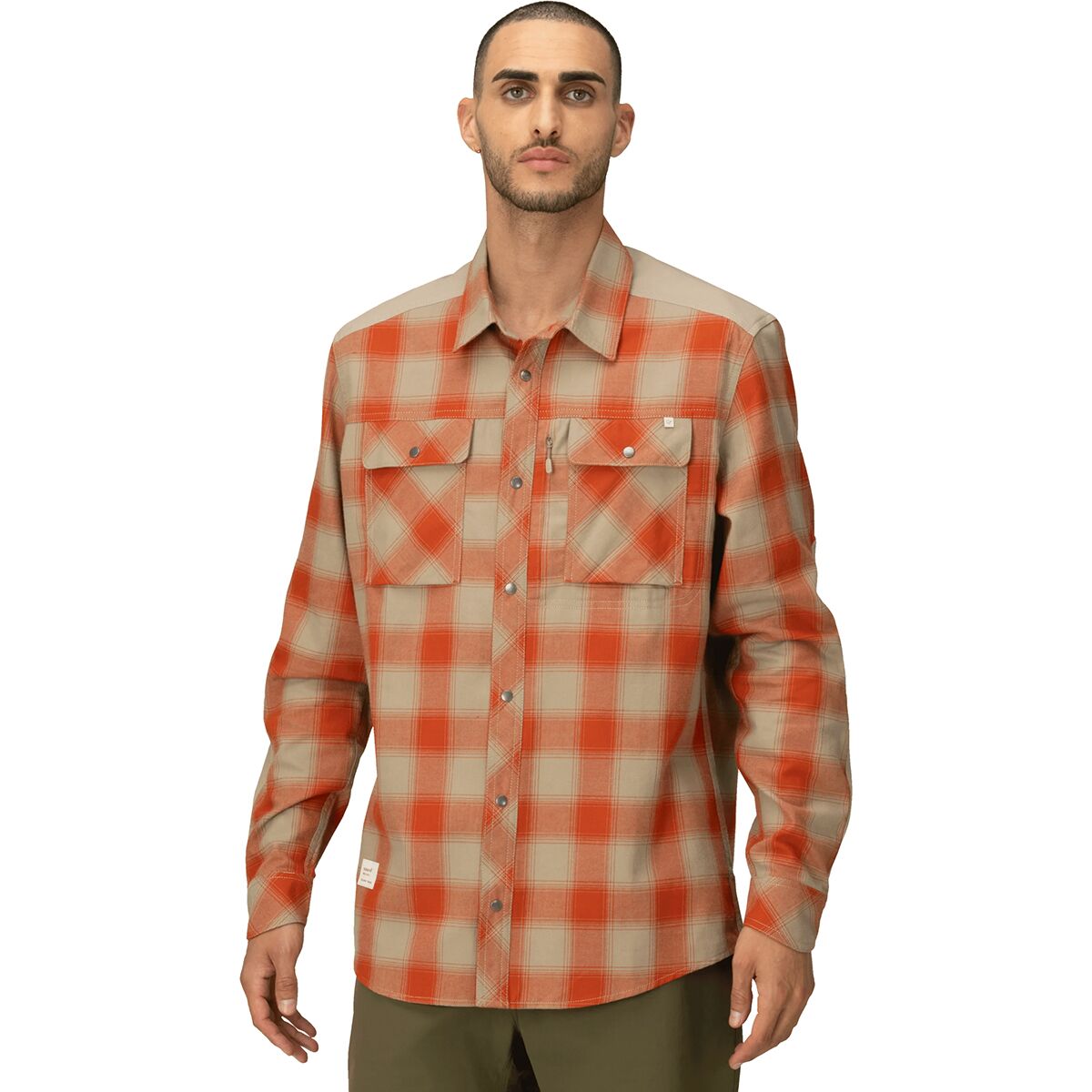 Norrona Norrona Femund Flannel Shirt - Men's Pureed Pumpkin, S