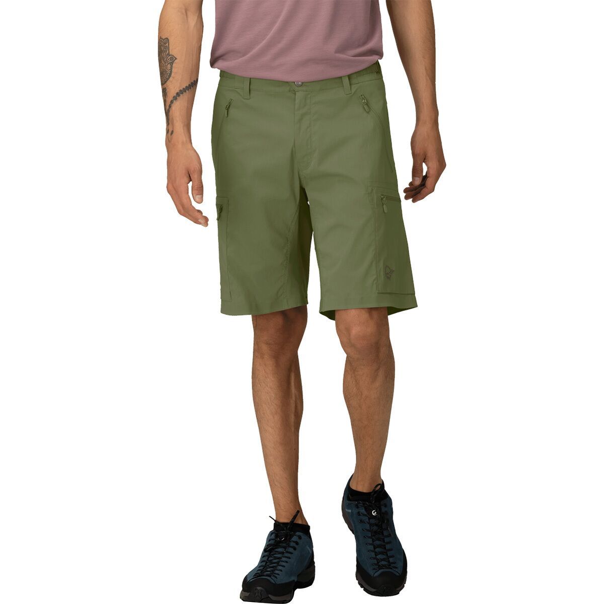 Image of Norrona Femund Light Cotton Short - Men's Loden Green, M