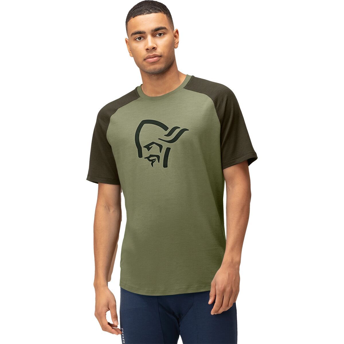 Norrona Femund Pureull T-Shirt - Men's Loden Green, S