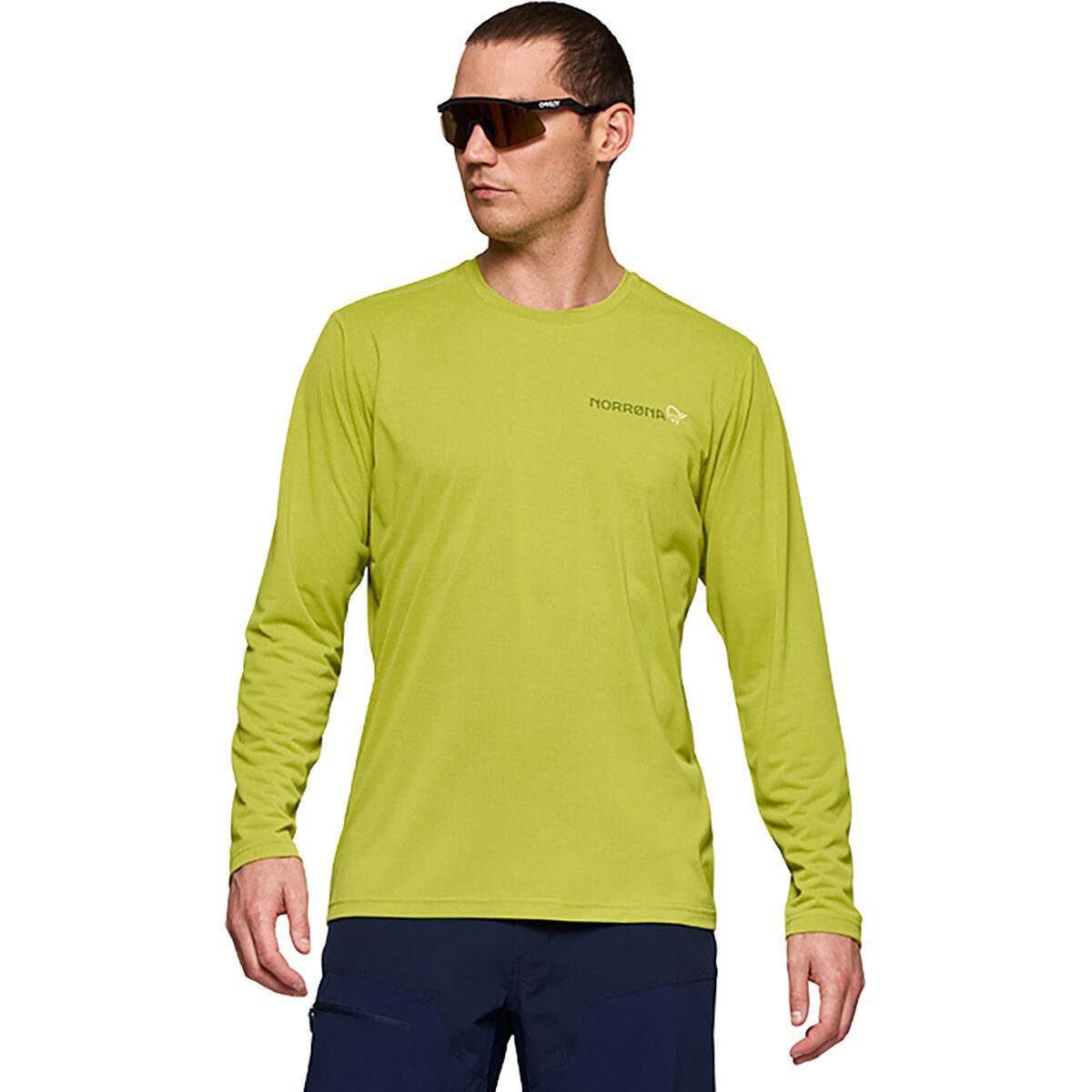 Image of Norrona Femund Tech Long-Sleeve Top - Men's Golden Lime, XL