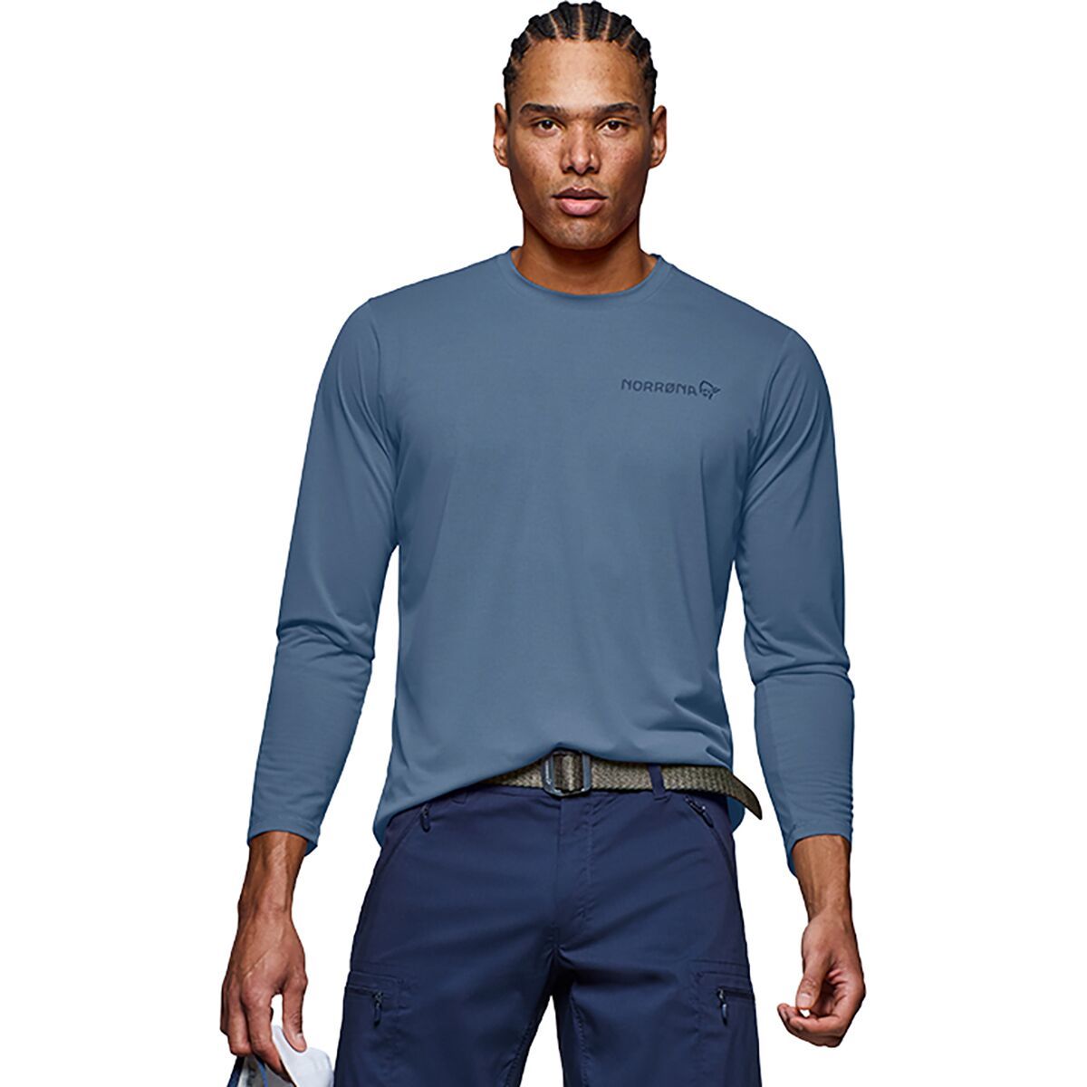 Image of Norrona Femund Tech Long-Sleeve Top - Men's Vintage Indigo, M
