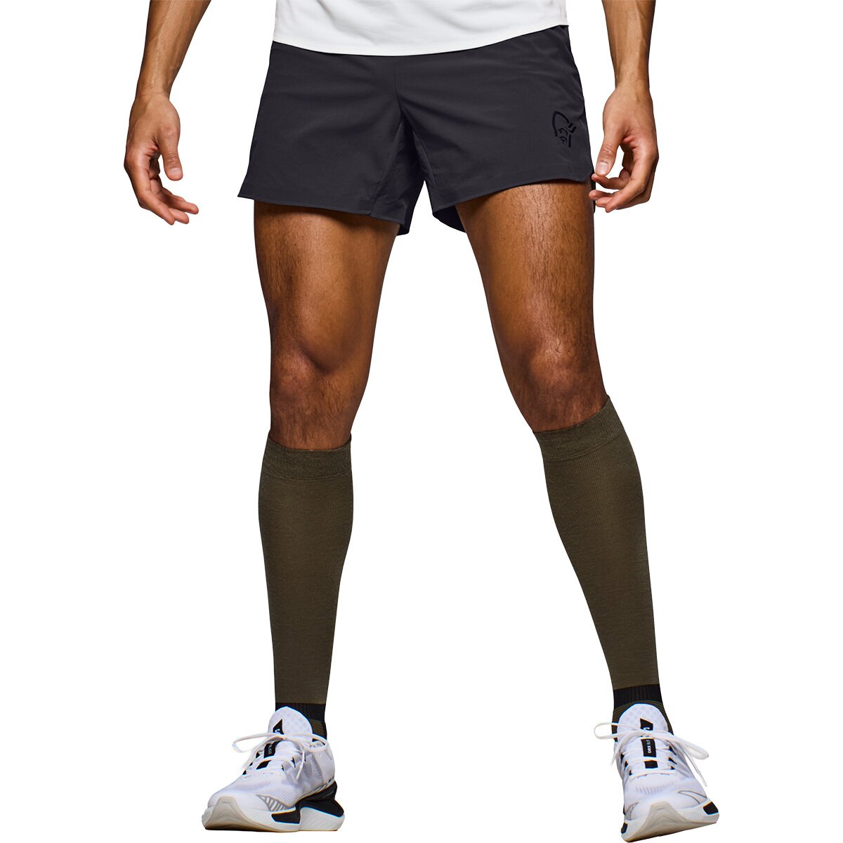 Image of Norrona Senja Flex1 5in Short - Men's Caviar, XL