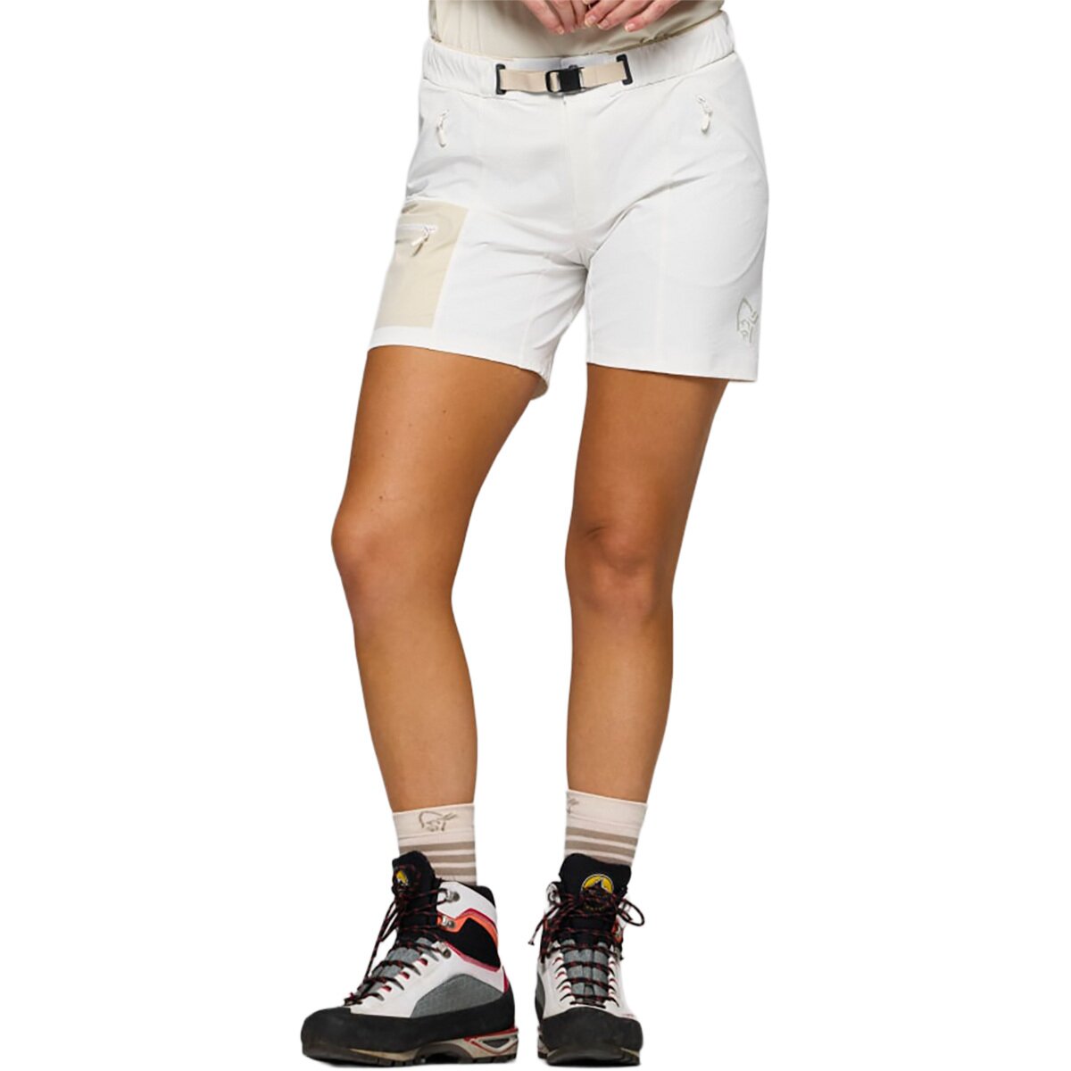 Image of Norrona Falketind Flex1 Light Short - Women's Snow White, S