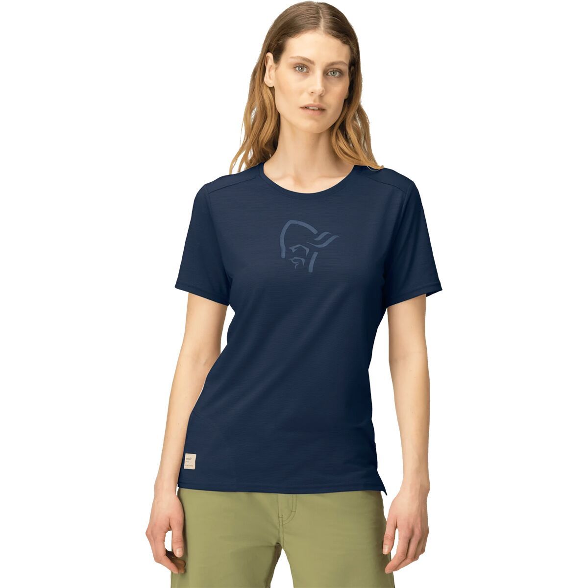 Image of Norrona Femund Equaliser Merino T-Shirt - Women's Indigo Night, XS