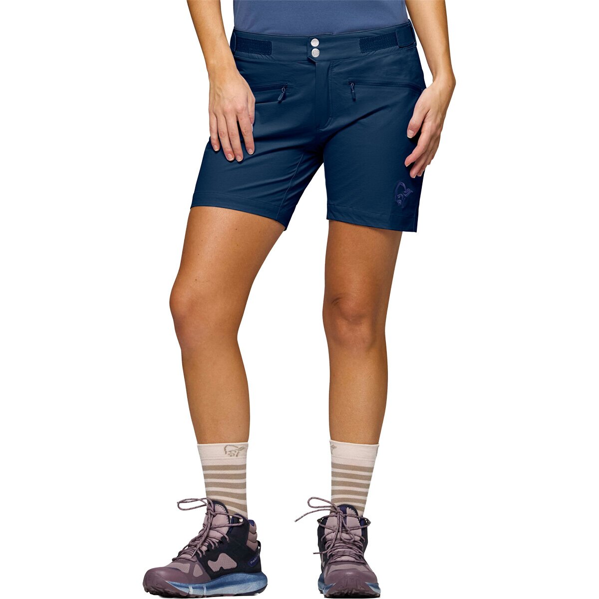 Image of Norrona Femund Flex1 Lightweight Short - Women's Indigo Night, S