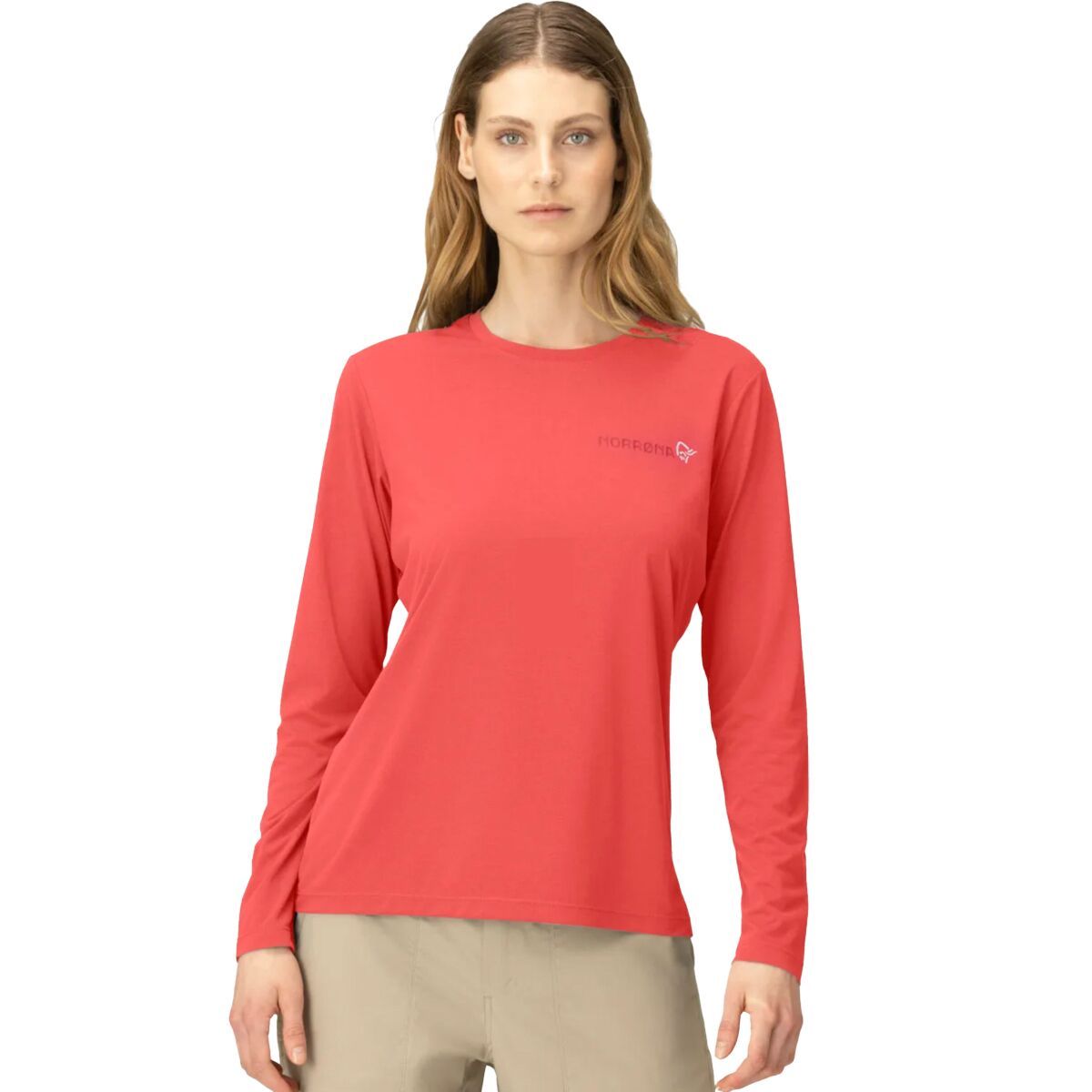 Norrona Femund Tech Long-Sleeve Top - Women's Paprika, L