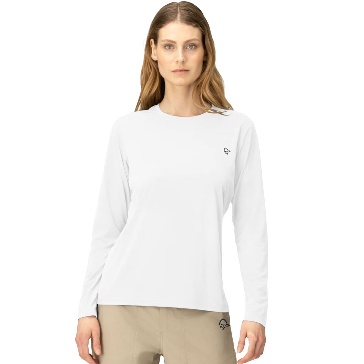 Image of Norrona Femund Tech Long-Sleeve Top - Women's Snow White, S