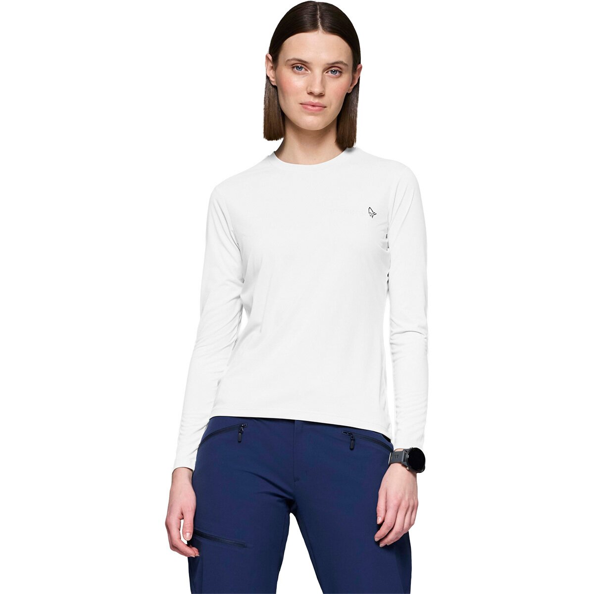 Image of Norrona Femund Tech Long-Sleeve Top - Women's Snow White, M