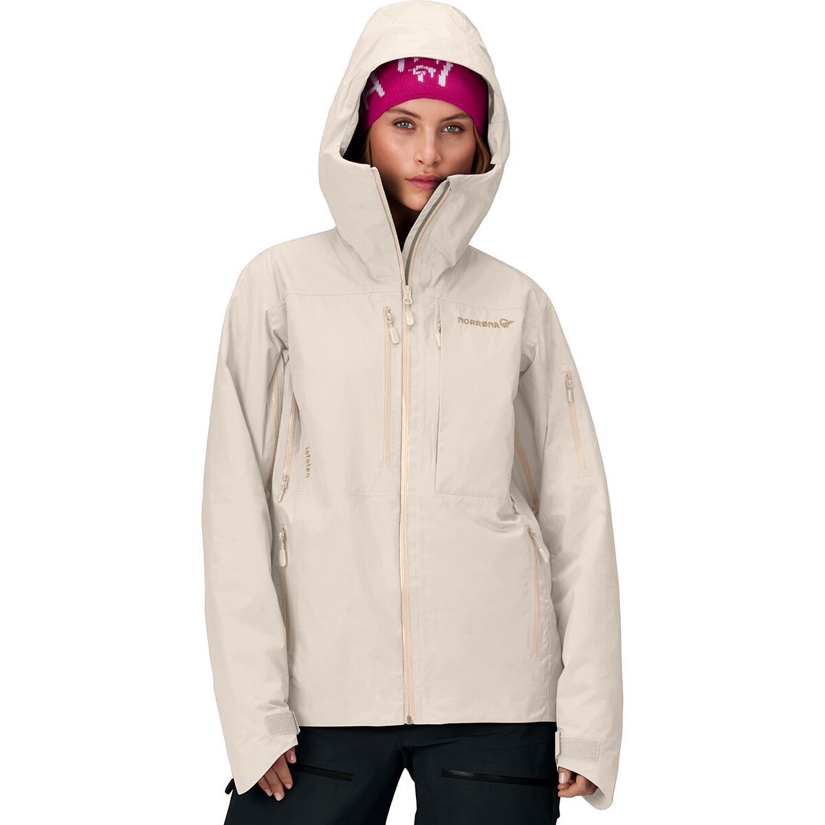 Image of Norrona Lofoten GORE-TEX Insulated Jacket - Women's Oatmeal, S