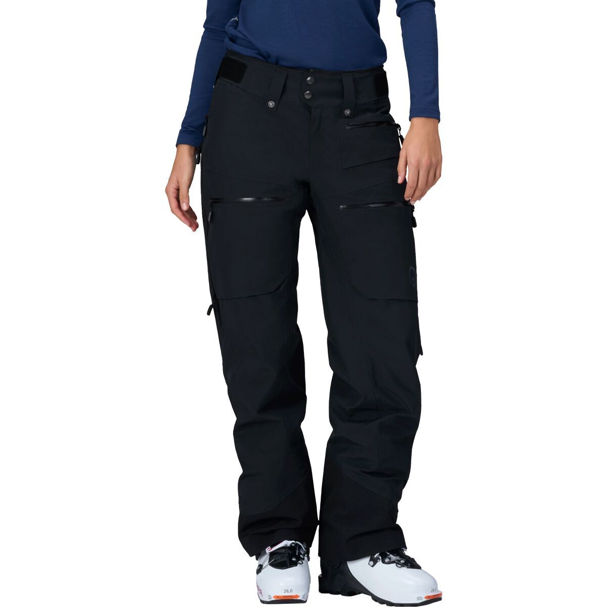 Norrona Lofoten GORE-TEX Insulated Pant - Women's Caviar, M/Reg
