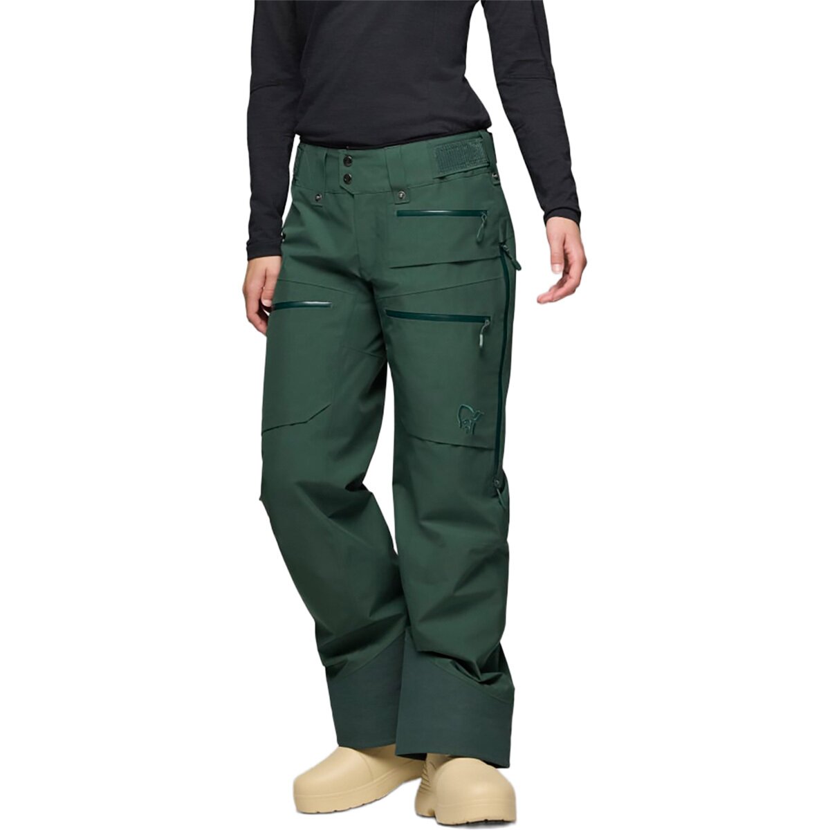 Image of Norrona Lofoten GORE-TEX Insulated Pant - Women's Jungle Green, S/Reg