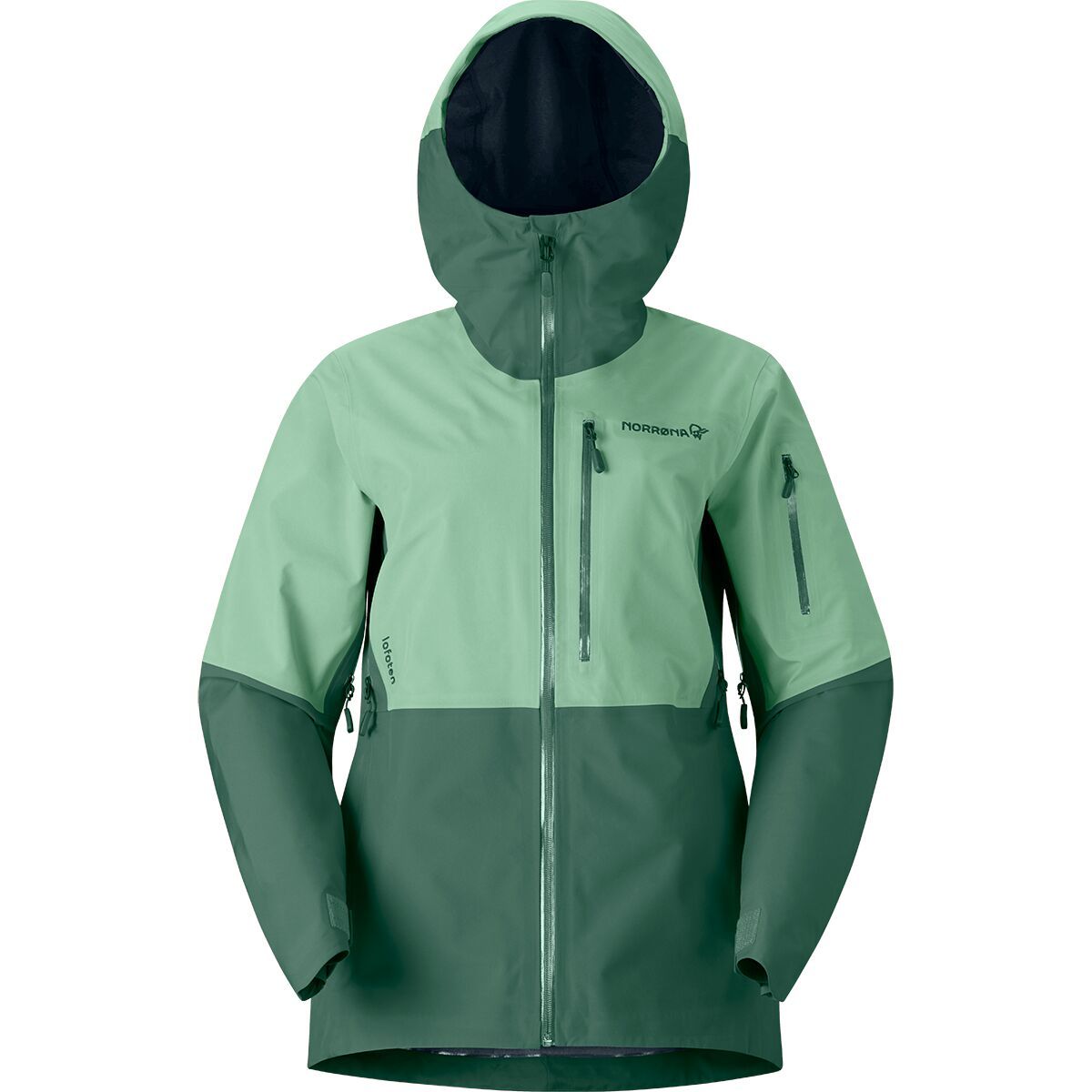 Image of Norrona Lofoten GORE-TEX Jacket - Women's Dark Ivy, XS