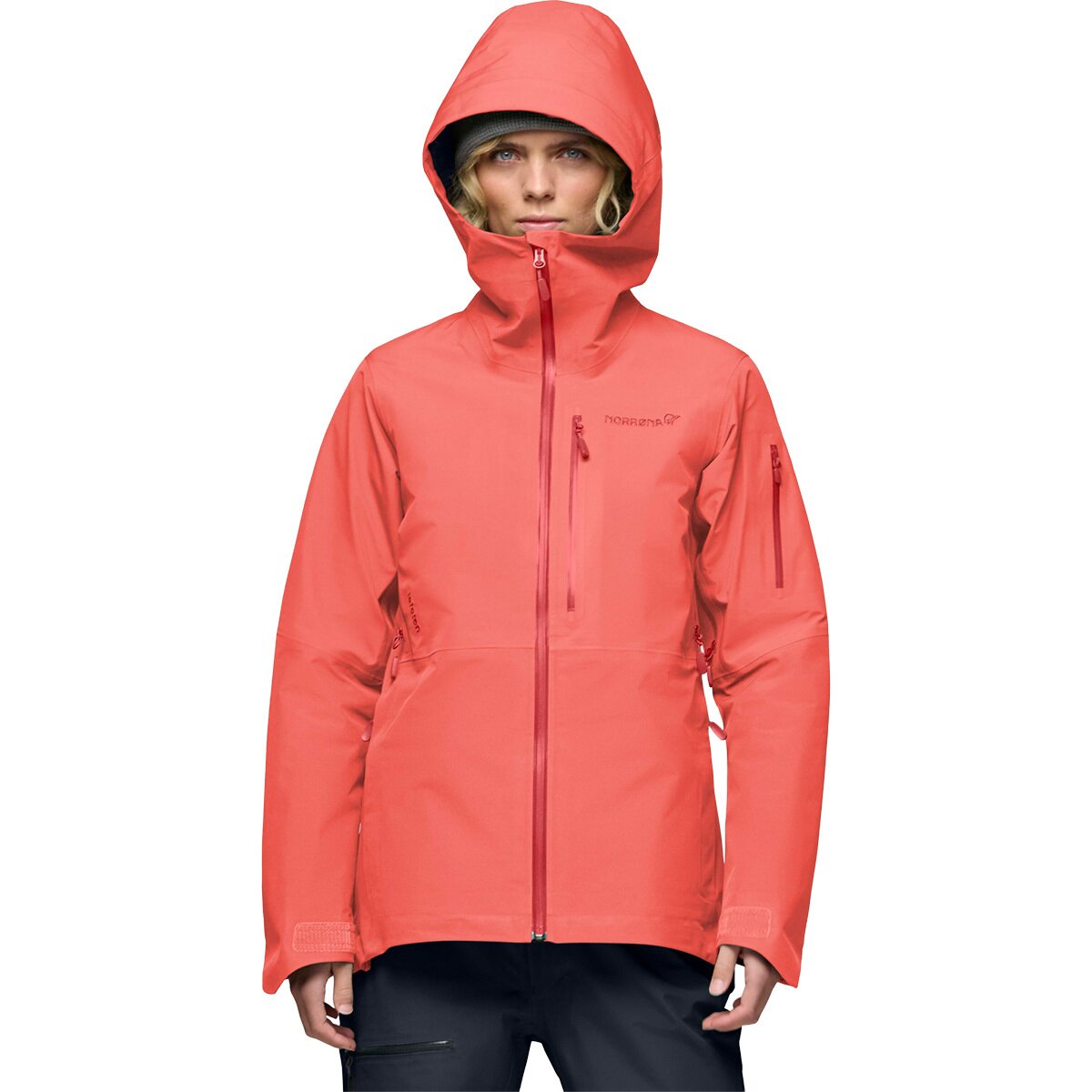 Image of Norrona Lofoten GORE-TEX Jacket - Women's Deep Sea Coral, L