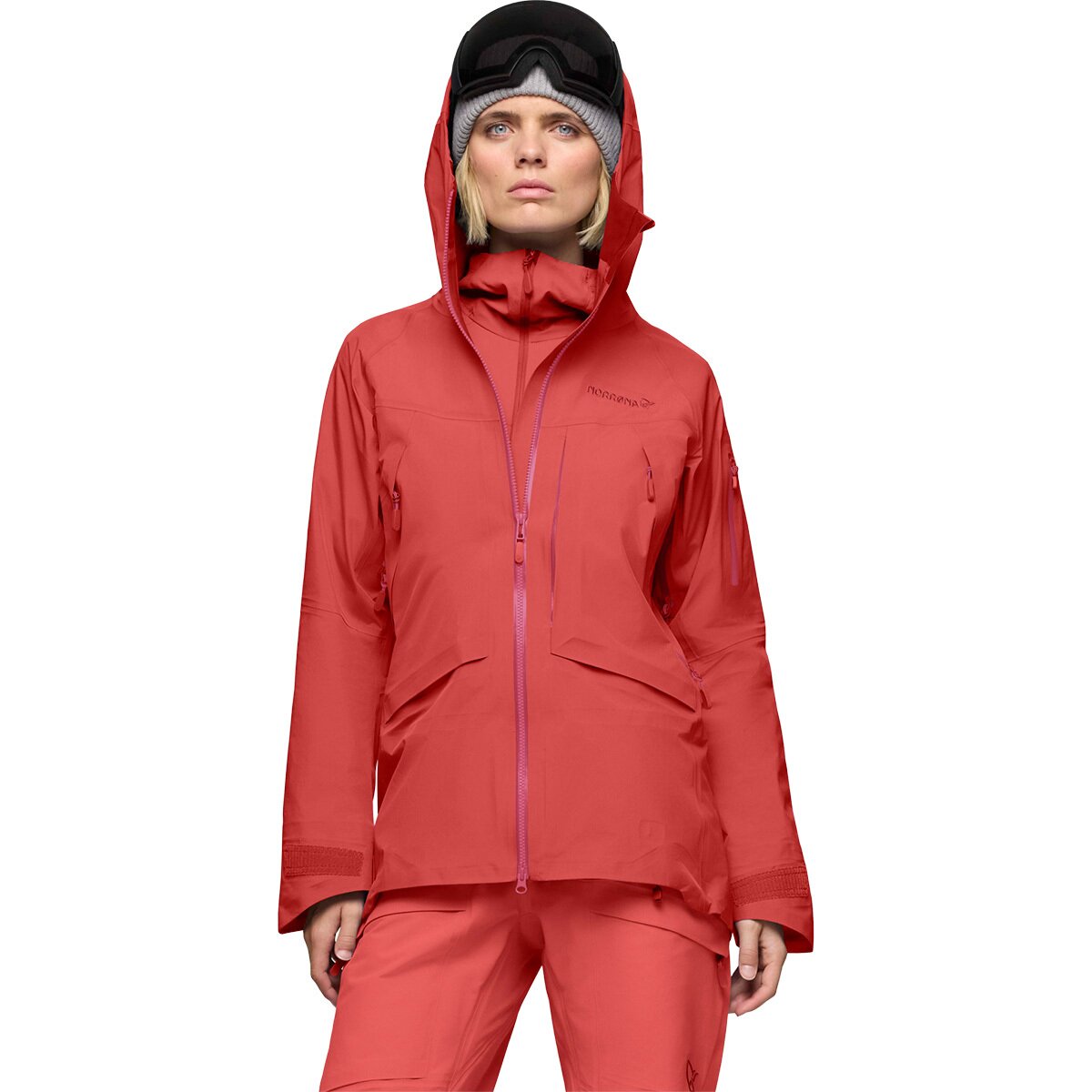 Image of Norrona More GORE-TEX Jacket - Women's Baked Apple, M