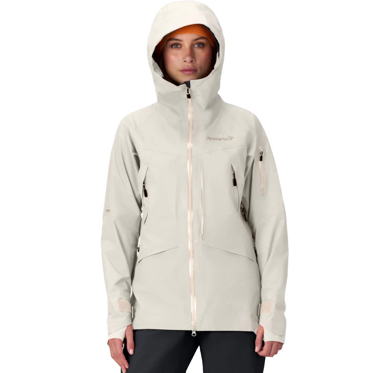 Image of Norrona More GORE-TEX Jacket - Women's Oatmeal, M