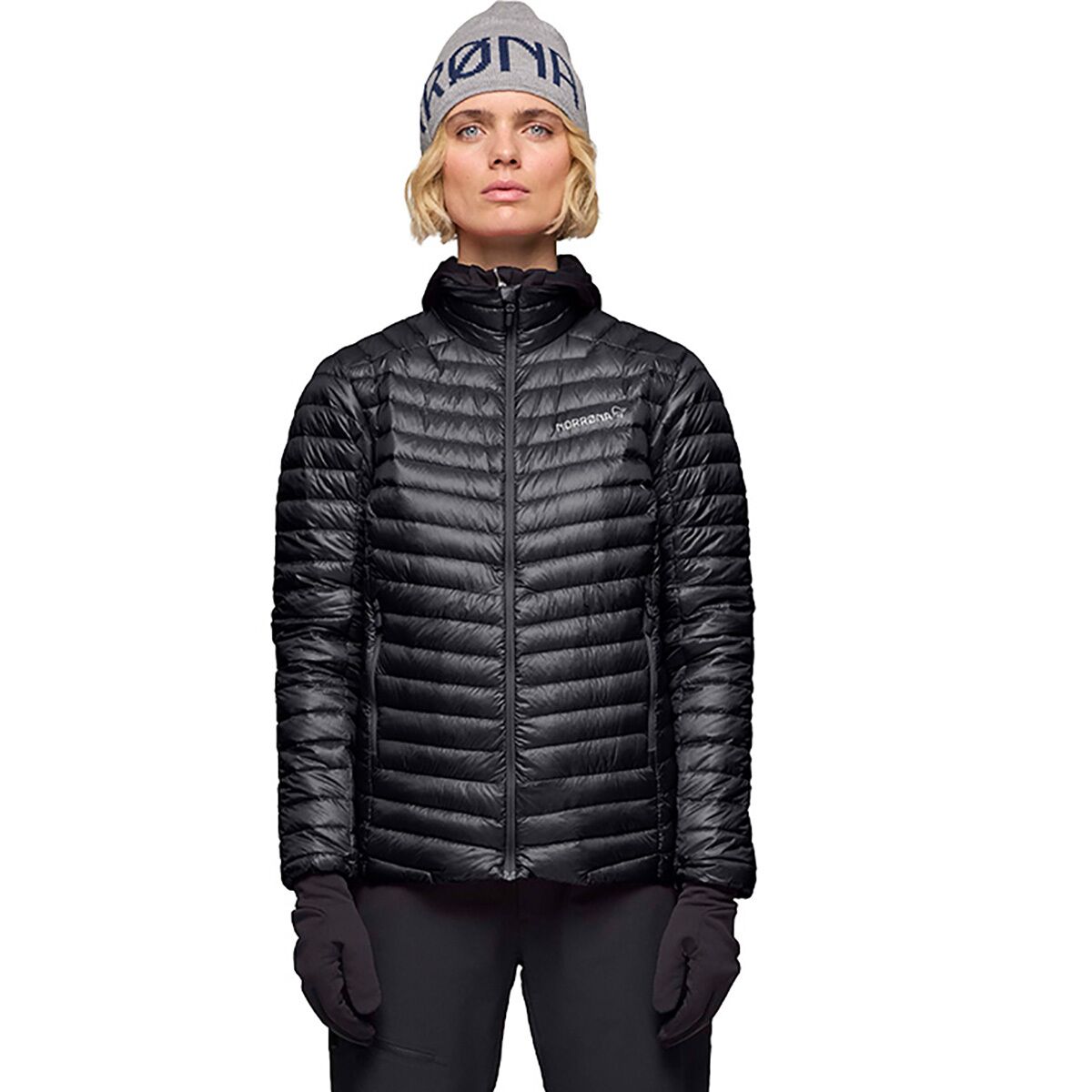 Image of Norrona Trollveggen Superlight Down800 Jacket - Women's Caviar Black, S